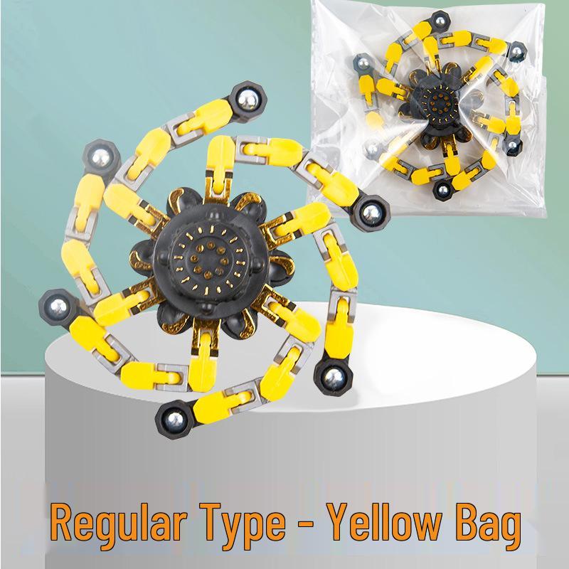 Kids' Transforming Luminous Gyro Decompression Fidget Toy