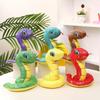 Chinese Year Of The Snake Plush Toys Simulated Sequined Snake doll  Birthday Gifts