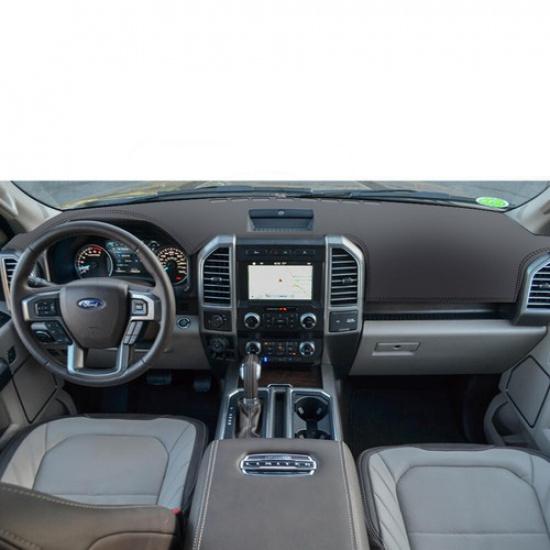 Leather Car Dashmat Dashboard Cover Dash Mat Pad For Ford F-150 Lobo Rapto