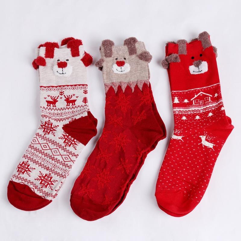 mrGood 1 Set New Winter Warm Christmas Socks Deer Elk Xmas Gift Kawaii Xmas Socks for Women Girls Merry Stylish Sokken mrGood 1 Set New Winter Warm Christmas Socks Deer Elk Xmas Gift Kawaii Xmas Socks for Women Girls Merry Stylish Sokken