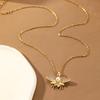 1PCS Women's Stylish Pendant Necklace Inlaid with synthetic zircon and imitation pearls, small bee copper pendant Holiday gifts for girlfriend, best