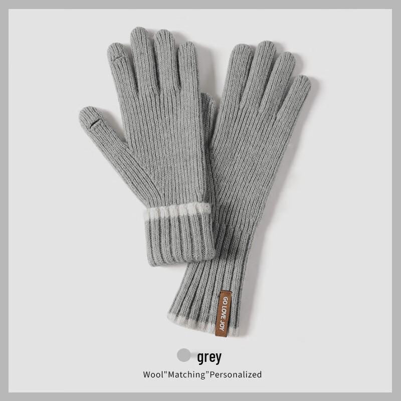 

Maihanxin Golovejoy Women s Wool Knit Convertible Gloves One Size