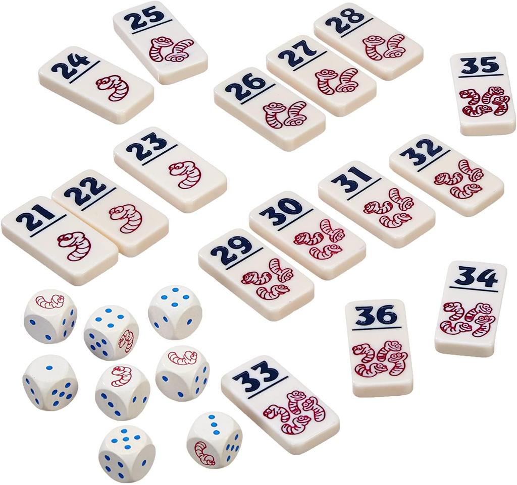 Manufacturer Elastic Storage Heckmeck Japanese Edition Mobius Games Board Game (Authentic Product) [Includes Band] Game/Card