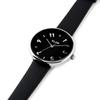 KLON PASS TIME DARING ODD 33mm Wristwatch for Men and Popular Gift [BLACK SURFACE] Women, Brand, Waterproof, Leather, Stylish, Black,