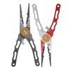 Aluminum Alloy Fishing Pliers Ergonomic Handle Portable Multifunction Ring Opener PE Line Cutter Hooks