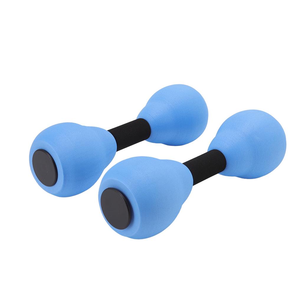 2pcs Water Floating Dumbbells EVA Foam Water Aerobic Exercise Foam Dumbbells for Swimming Pool
