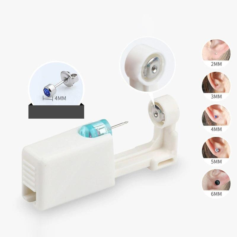 Einweg-Set für automatische Ohrlochstechpistolen, professionelles Ohrlochstechset der 2. Generation aus Edelstahl