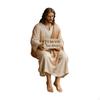 Jesus Statue Figurine Handmade Resin Sculpture with " You Always" Sign for Car Dashboard