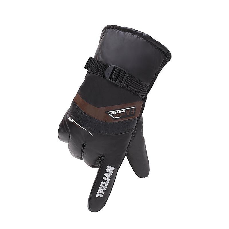 New winter warm men's gloves motorcycle riding cold-proof outdoor sports gloves velvet ski gloves