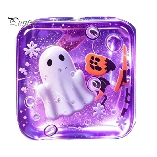Halloween Party Favors Stress Relief Toy for Christmas, Anxiety Reduction Ice Cube Squeeze Relieving Toy, Slow Rising Clear Sensory Holiday