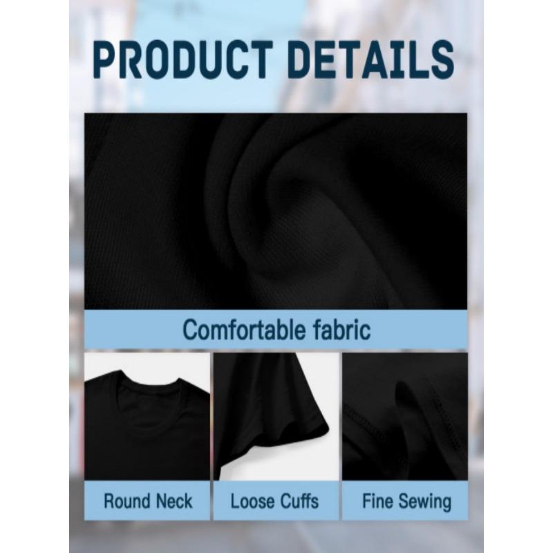 European Size Men''S Eagle Print T-Shirt - All-Season Breathable Knit Fabric, Comfortable Round Neck Casual Shirt with Random Eagle & Soaring Print