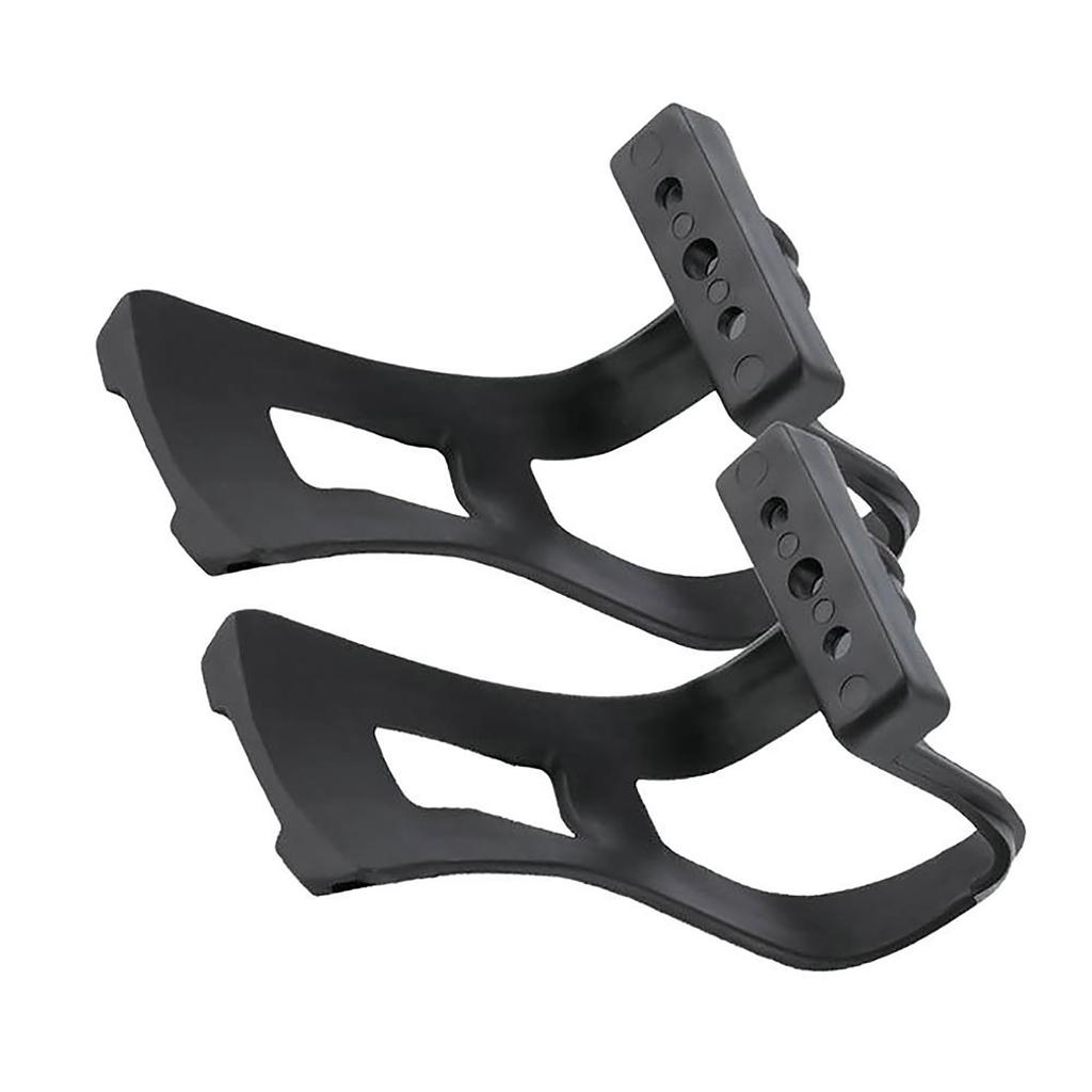 Mountain Bike Cycling Pedals Toe Clip Road Bike Pedal Half Clips Bicycles Strapless Toe Pedal Clips Cage Easy To Install