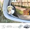 2Pcs Car Rearview Mirror Blind Spot Automobile 360 Degree Adjustable Wide Angle Rearview Mirror Auto Exterior Accessories