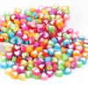 100pcs/lot 8mm Colored Acrylic Beads White Heart Shaped Spacer Beads For DIY Exquisite Bracelet Earrings Gift Supplies Wholesale