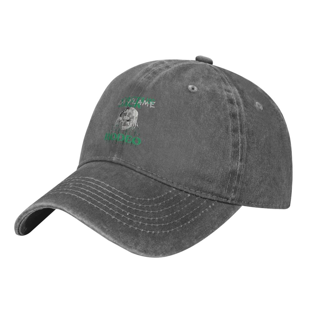 T-Travis Scott Unisex Baseball Cap Cactus Jack Rodeo Distressed Washed Hats Cap Outdoor Unstructured Soft Snapback Cap