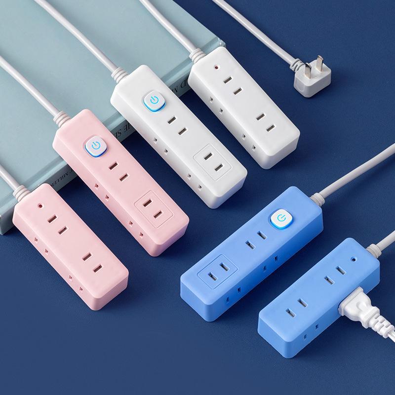 Dual Plug Socket with USB Ports - Two-Pin Extension Board