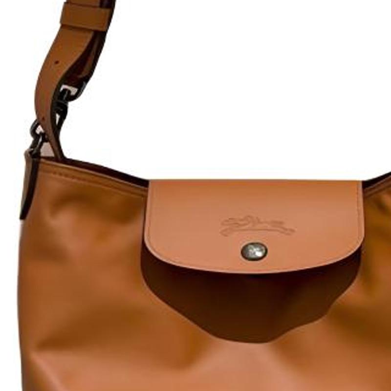 Longchamp Le Pliage Xtra Detachable Adjustable Shoulder Strap Leather Shoulder Bag Women Shoulder Bag Orange 10341987M19