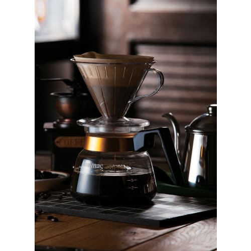 Bonmac Coffee Filters, 1-4 Cups, Enzyme-Bleached V-Shaped Filters, CF-200SV, Pack of 100, #858318