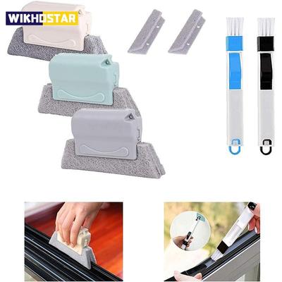 Window Groove Cleaning Brush Set Computer Window Crevice Cleaning Brush Keyboard Nook Dust Shovel Windows Slot Cleaner Tools