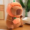 Plush Vegetables Capybara Toy Dolls Room Decoration Children Festivals Gifts