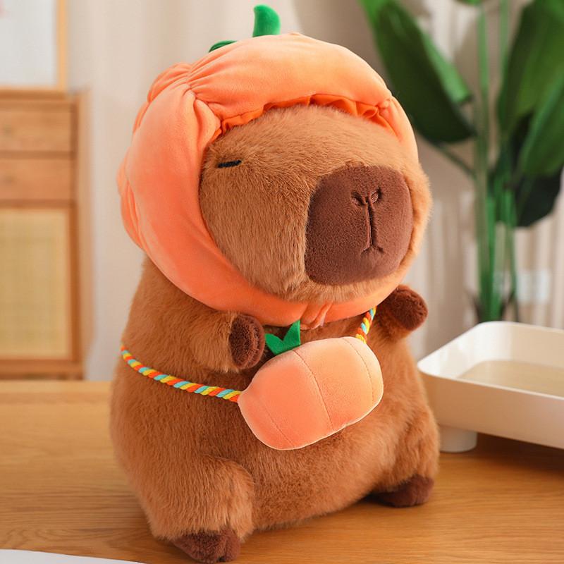 Plush Vegetables Capybara Toy Dolls Room Decoration Children Festivals Gifts