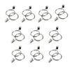 20 Pieces 38mm Curtain Rings Round Rod Blind Hooks Removable Replacement Pole Clips Household Bedroom Living Room