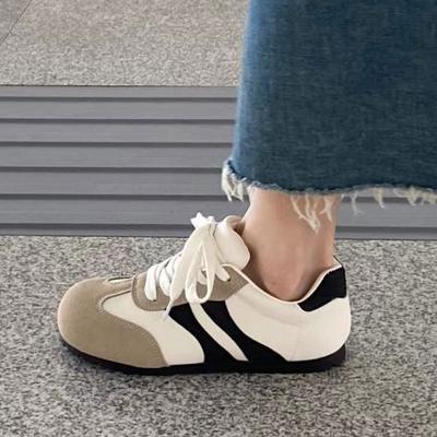 Retro vielseitige leichte flachsohlige deutsche Trainingsschuhe für Damen Herbst 2025 neuer amerikanischer Casual-Board-Schuh-Trend