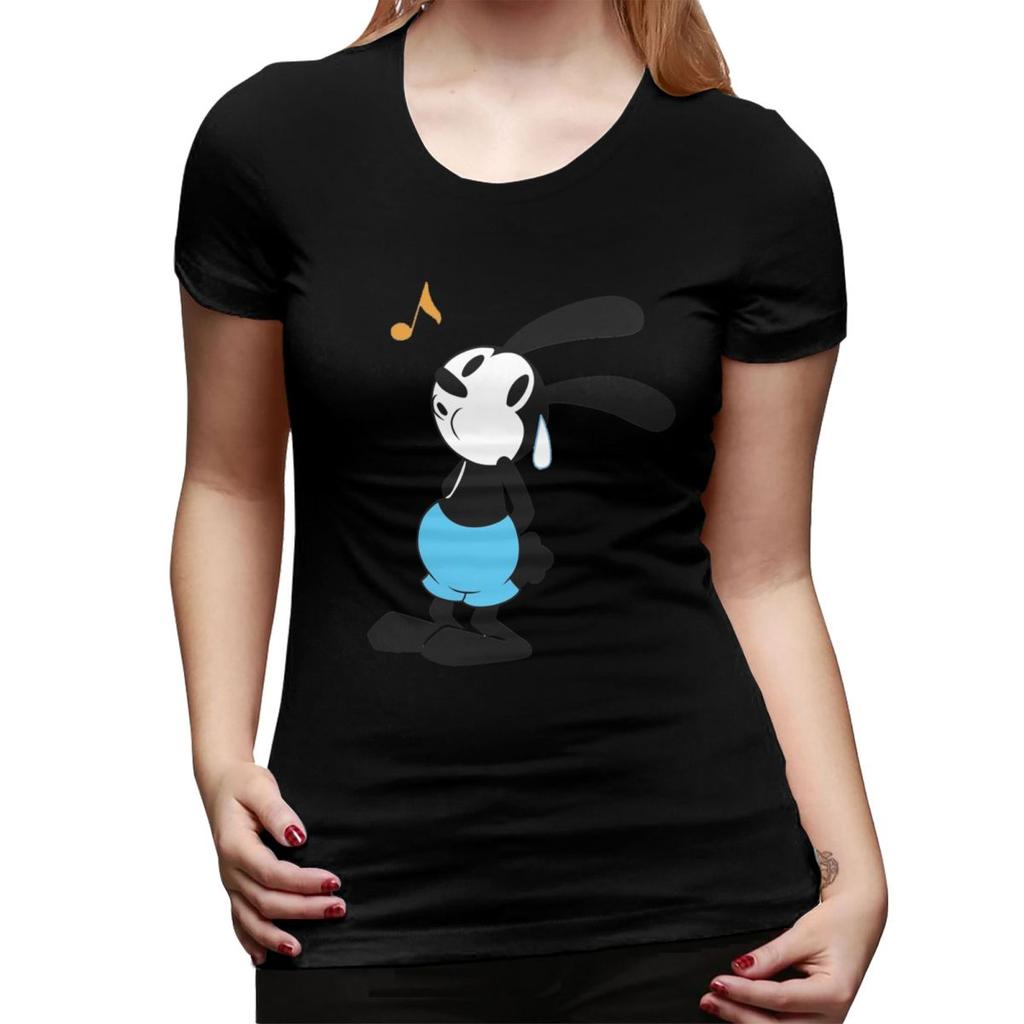 Nervous Oswald TShirt for Women Crew Neck Streetwear T Shirts Womens Tees Short Summer Clothes Tops