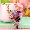 Exquisite Rhinestone Bear Keychain Pendant for Women - Cute Gift for Bag Accessory