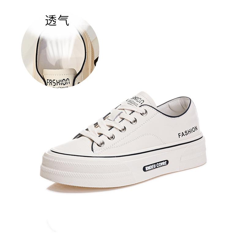 

Leather little white shoes women s 2025 spring new women s platform heightening shoes casual fashion single shoes women s versatile women s shoes 40