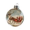 Leichtes Weihnachtsbaum-Hängeornament Bruchsicherer Kunststoff Vintages Thema Hausdekoration