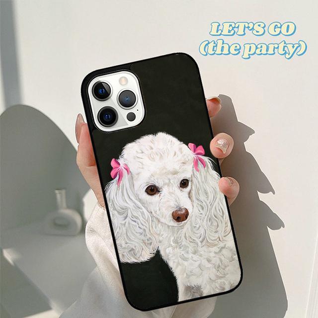 Autumu Poodle Dog Cartoon Phone Case Cover for iPhone 17 Air 16 16e 15 12 11 13 14 Pro Max Apple Plus Coque