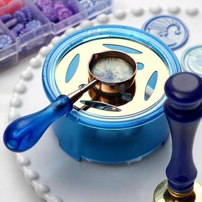 1 Set Wax Seal Stamp Set Lacquer Furnace Fire Paint Seal Supplies Wax Spoon Sealing Wax Melting Pot  DIY Craft Supplies