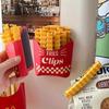5/12PCS Snack Clip French Fry Shaped Magnetic Sealing Clips - Wall Mountable for Food Storage and Plastic Bag Freshness