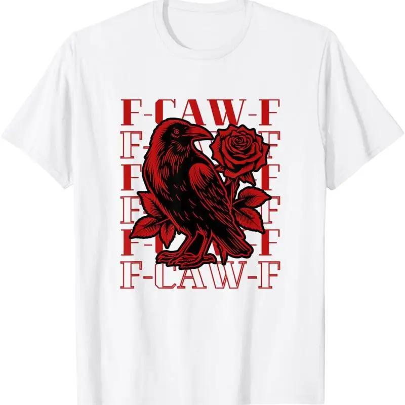 

Funny F Caw Crow Black Bird T Shirt S разноцветный