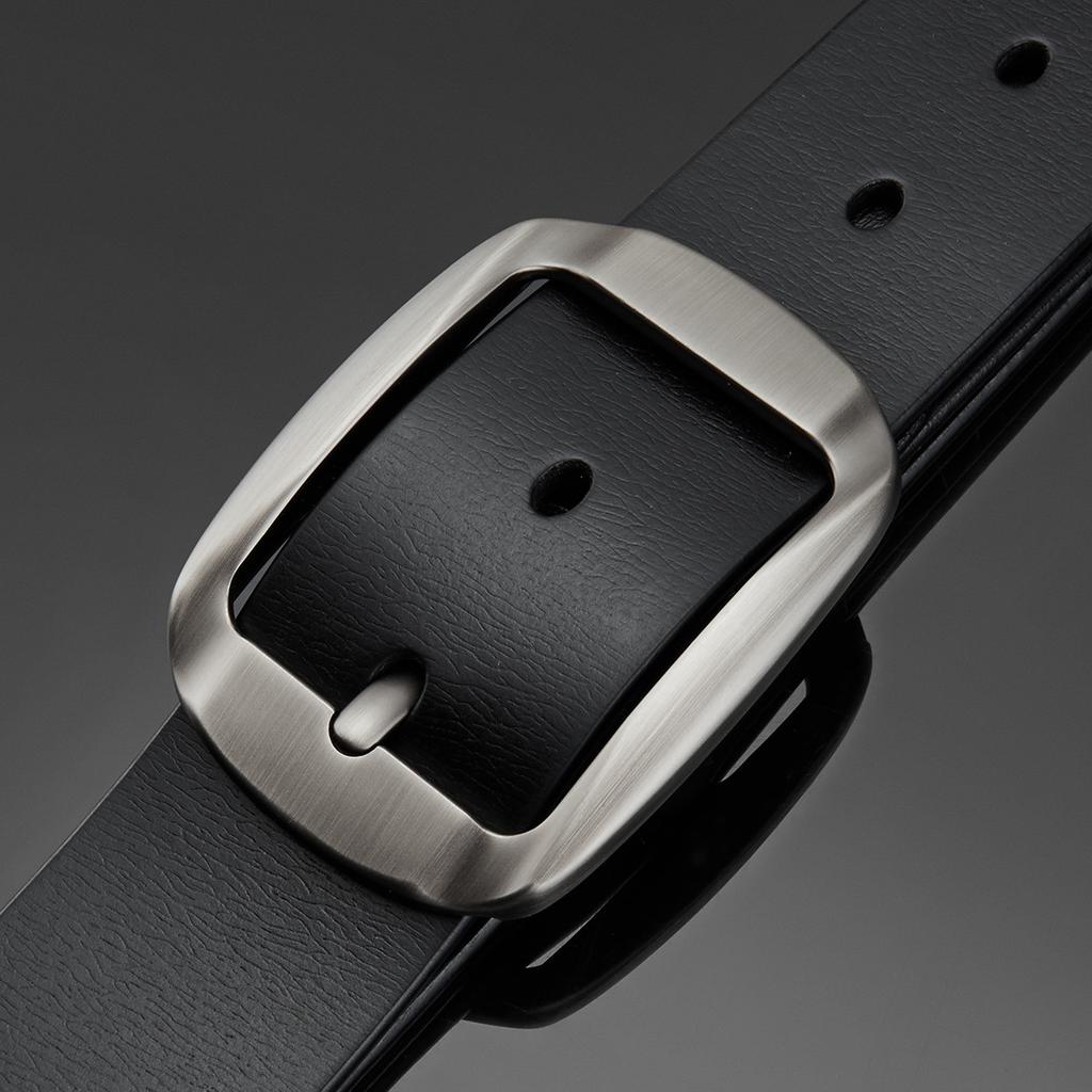 Belt Men'S Leather Casual Simple Pin Buckle Cowhide Belt Trendy Belt Belt Men'S Business Versatile Belt Men'S