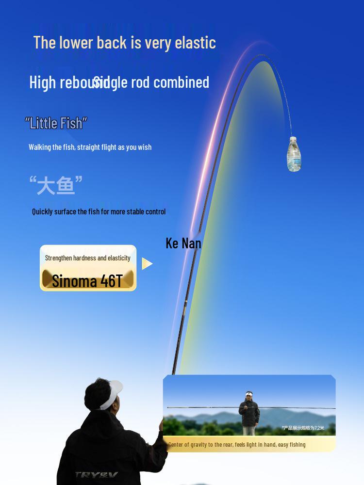 5H Master 2nd Gen Ultra-Light Super Hard Carp Fishing Rod