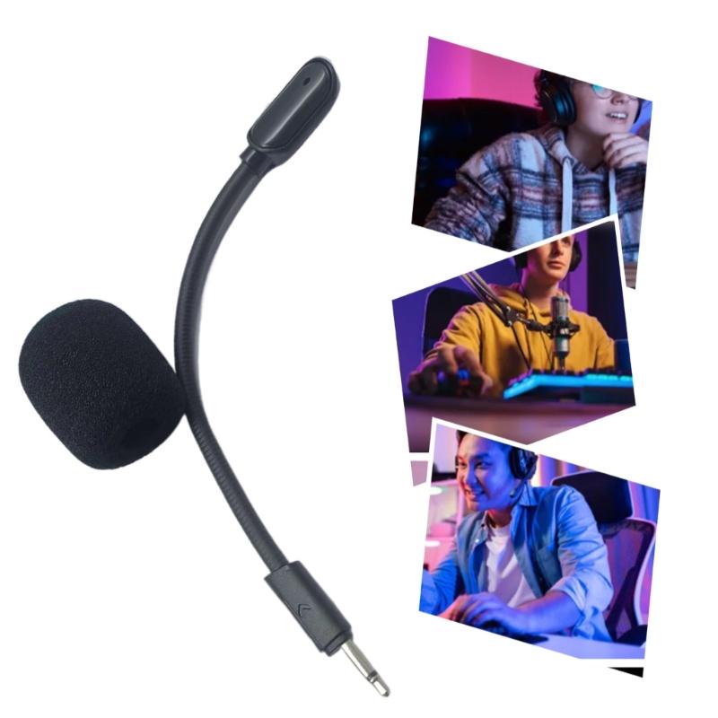 High Clarity Detachable 2.5mm Game Microphone for Clear Communication for 100 Gaming Headsets Mic