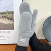 Soft Fluffy Fur Women Thicken Plush Gloves Keep Warm Winter Mittens Gifts Full Finger Gloves  Women