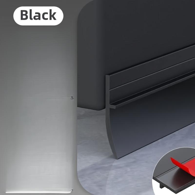 

Регулируемая нижняя уплотнительная полоса двери, фиксатор сквозняков под дверью, уплотнительная полоса, ветрозащитная водонепроницаемая, противохолодная, блокиратор щелей 39.37inch чёрный