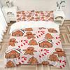 3pcs Christmas Decorations Bedding Set, Breathable and Soft, Suitable for All Seasons, Ideal for Home Use, Suitable for Bedroom Decor 21141
