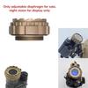 Adjustable 1-23Mm Diaphragm Light Shield Aluminum Metal Protection Lens Cover Cap For Night Vision NVG PVS14