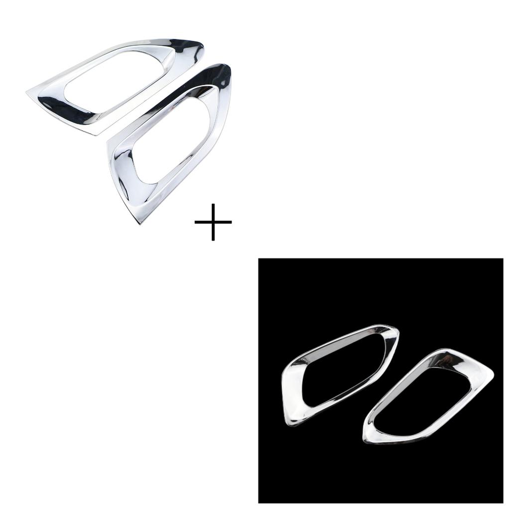 ABS Chrome Silver Inner Door Handle Cover Protection Trim Sticker for Peugeot 2008 2014 2015 2016 2017 2018 Accessories