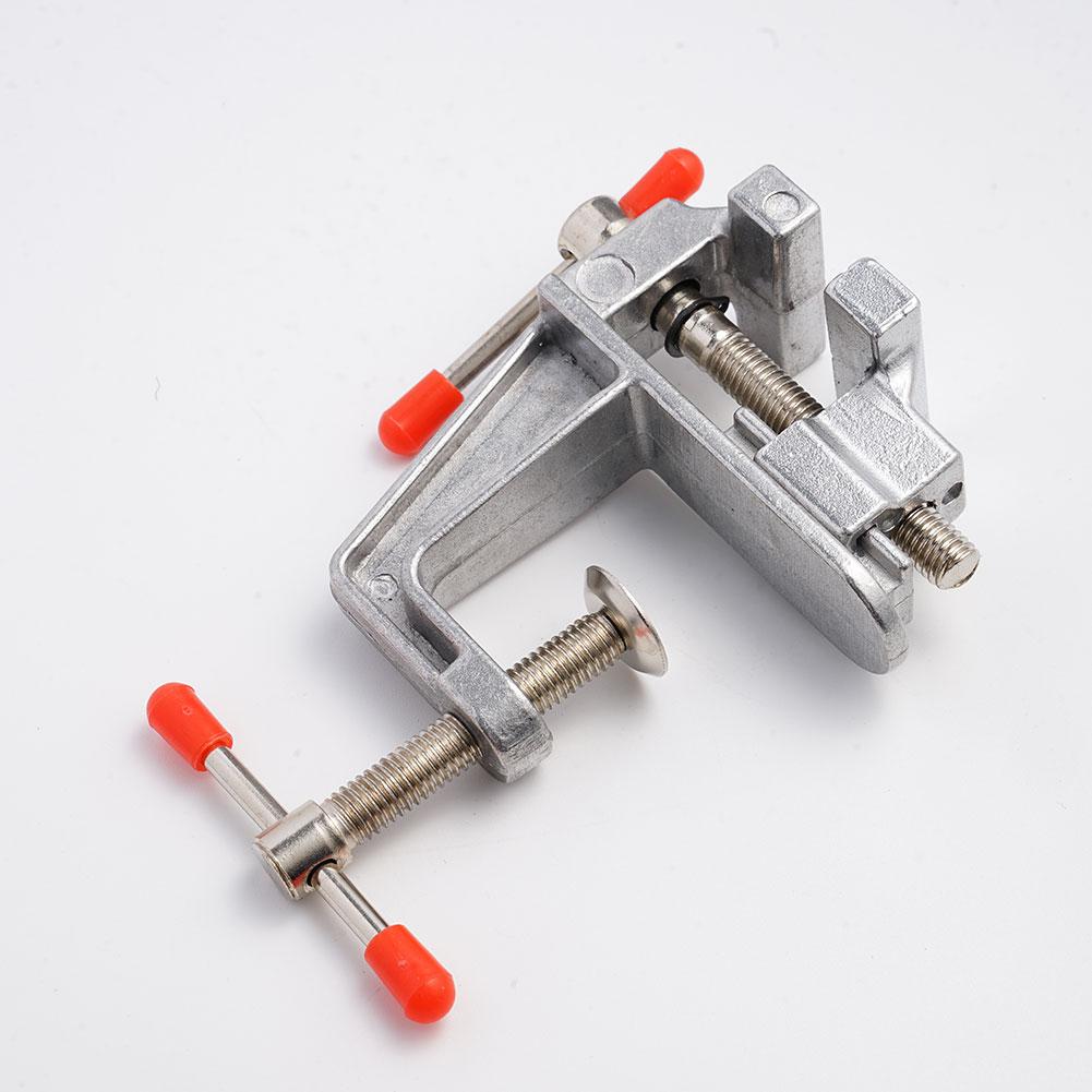 Aluminium Alloy Table Bench Clamp Vise 35MM Multi-functional Bench Vise Table Screw Vise for DIY Craft Mold Fixed Repair Tool