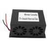 Electronic Auto Fan Heater 600W DC24V 3 Holes 2 Temperature Control Quiet Fast Heating Defrosting Defogger