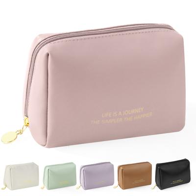 Dames Kleine Make-up Tas, Klassieke Waterdichte Reis Cosmetica Tas Organizer, Portemonnee Make-up Tas, Cosmetica Opbergruimte, Mini Toiletartikelen