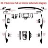 09-12 Buick LaCrosse Interior Console Gear Shift Color Change Decal