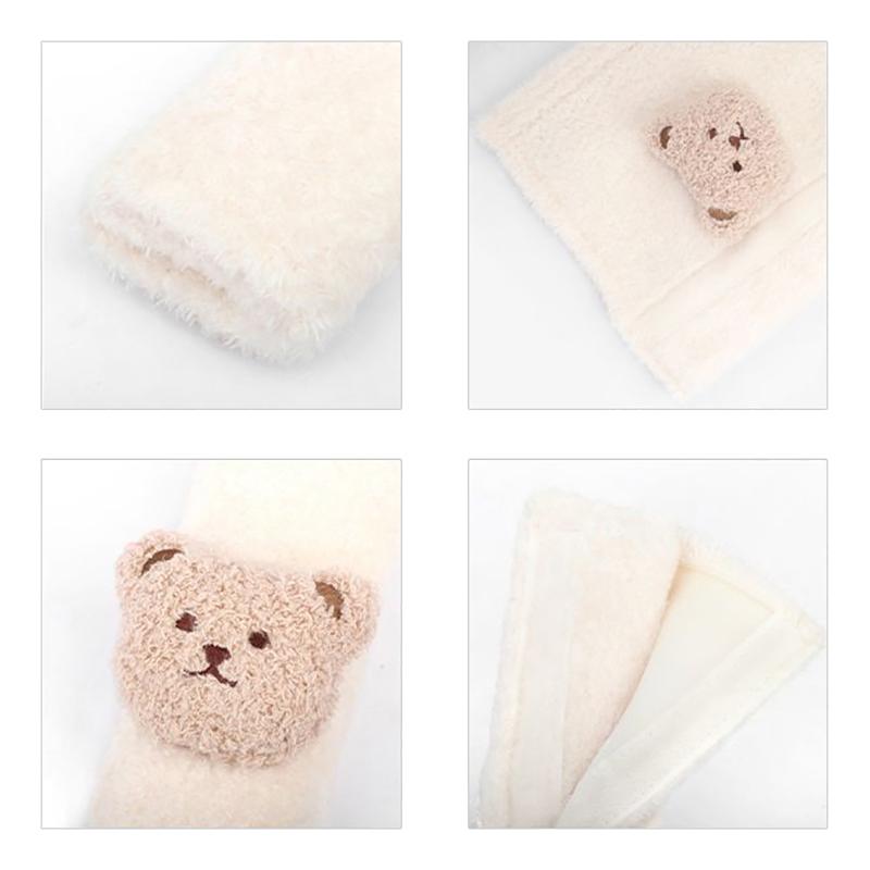 1Pc Car Styling Seat Belt Cover Shoulder Strap Harness Cushion Cartoon Bear Car Seatbelt Shoulder Pad Protector