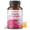 Complexul de vitamina B (B1, B6, B12) Supliment alimentar, 120 capsule per sticlă