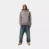 Carhartt WIP FW24 Fullscreen Hooded American Script Sweatshirt Loose Fit Kangaroo Pocket Long Sleeve Casual Hoodie Unisex Sweatshirt I028279-2LR-XX